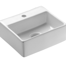 E MOUNTED WASHBASIN 42x42cm