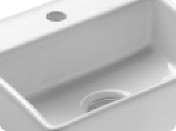 E MOUNTED WASHBASIN 42x42cm